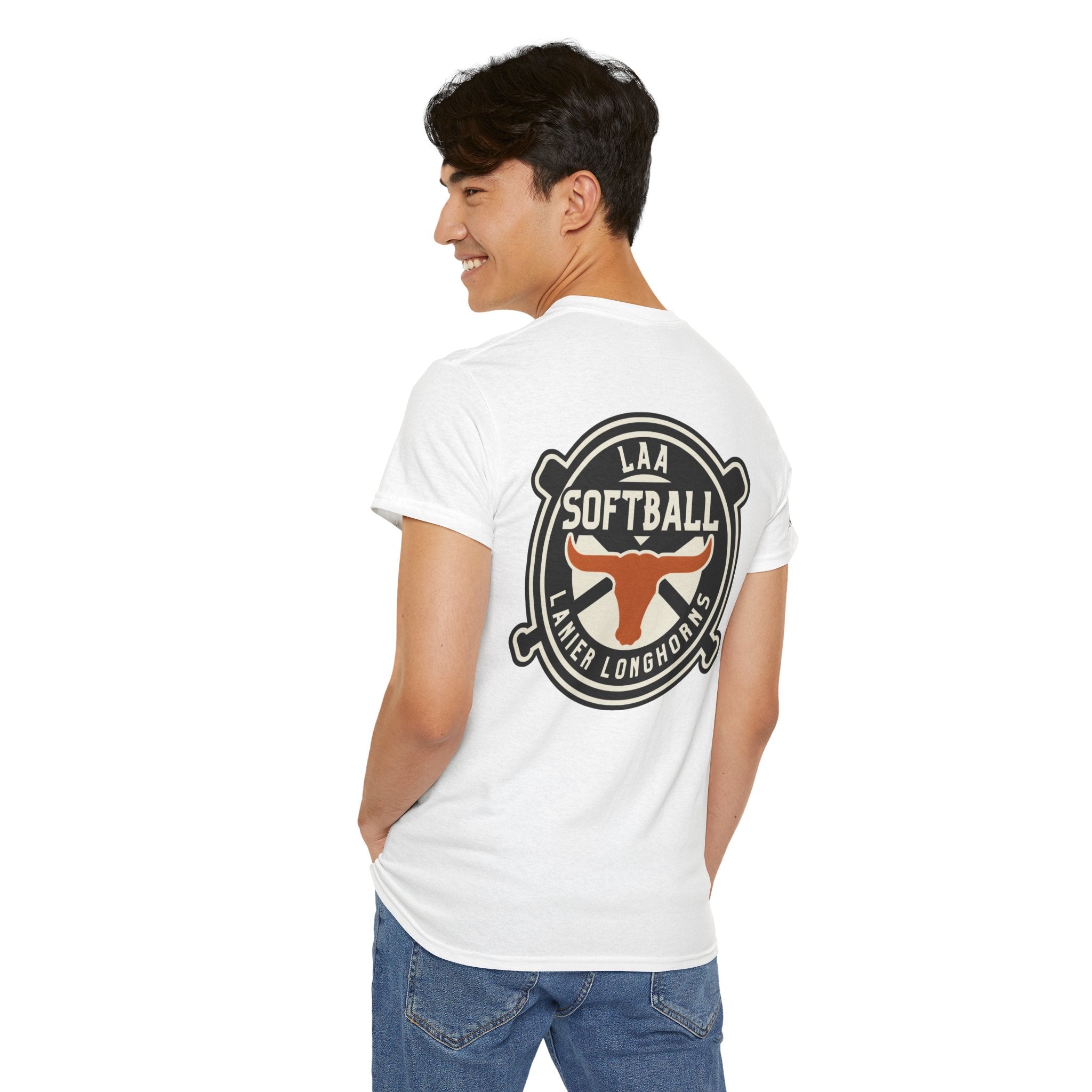 LAA Softball Lanier Longhorns Heavy Cotton Tee | LAA T-Shirt