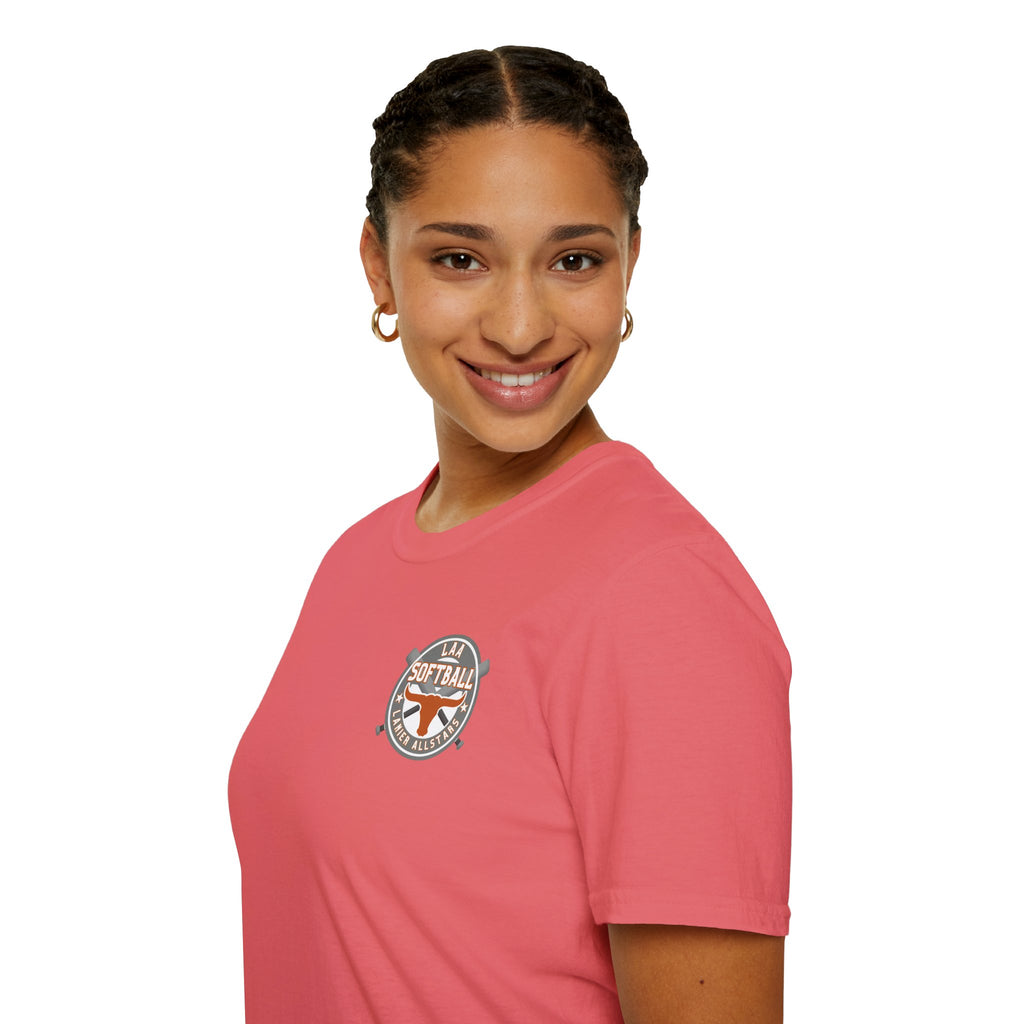 Longhorns Tee — LAA All-Star Teams Roster Tee (Softball)
