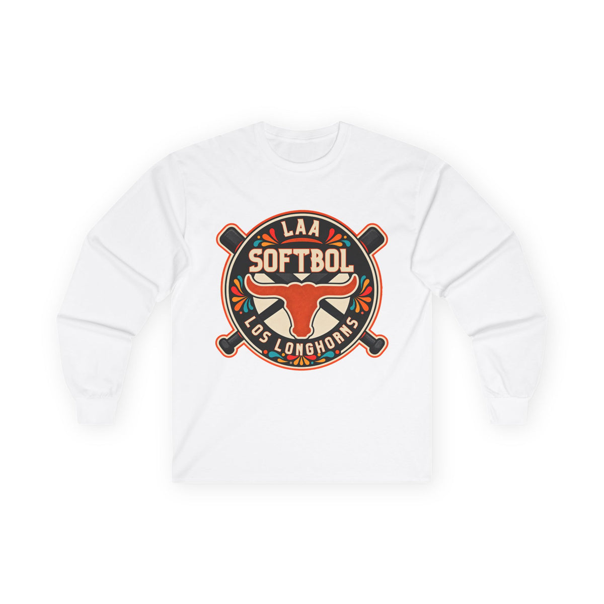 Los Longhorns Hispanic Heritage Long Sleeve — Softball Team Shirt
