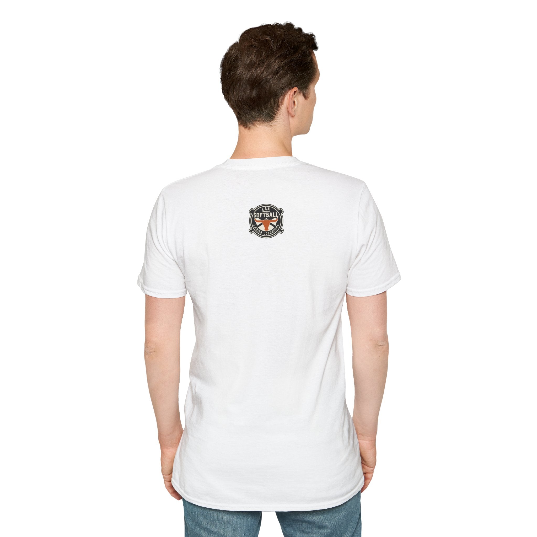 LAA Longhorns Softball T-Shirt — Team Logo Summer Tee