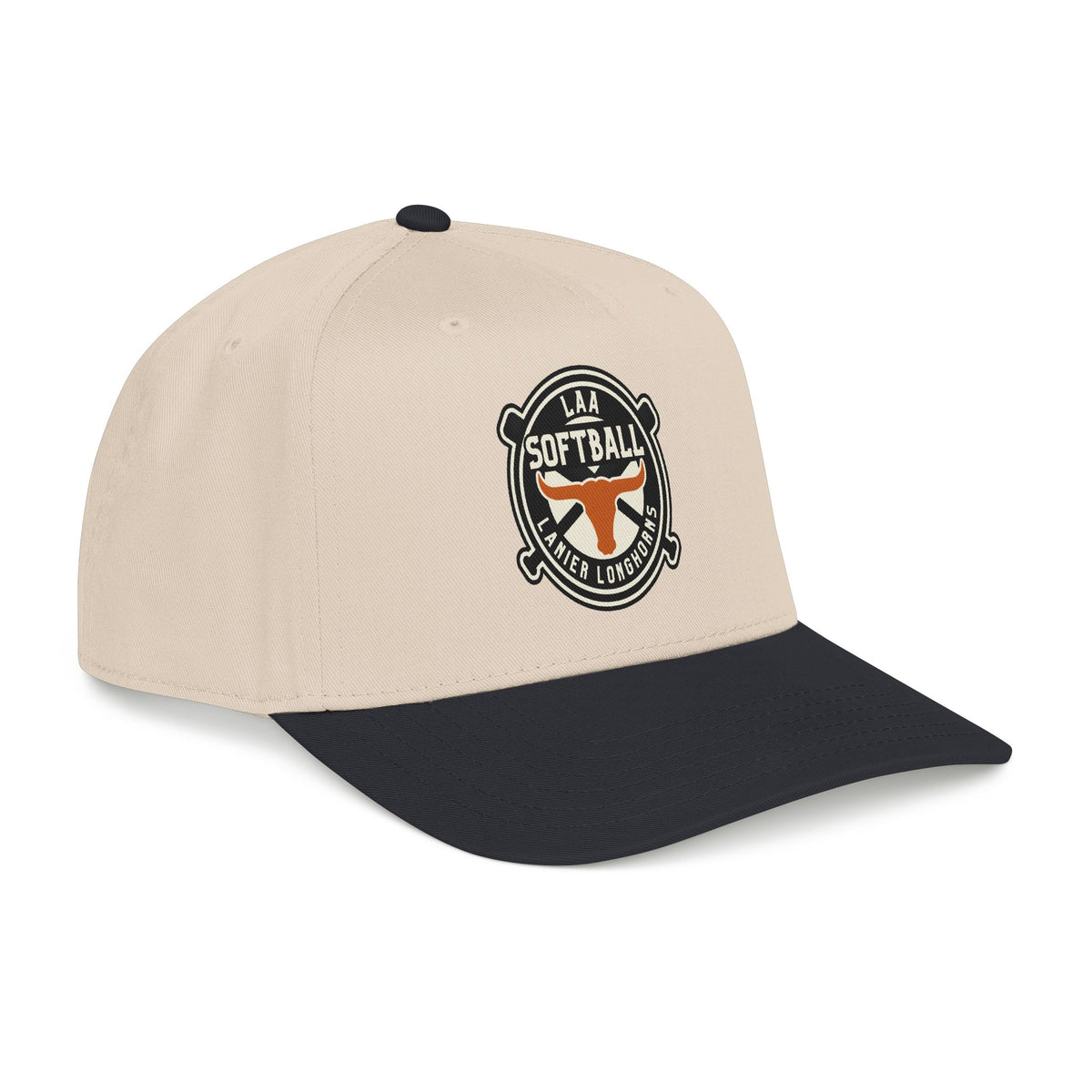 Softball Mom Embroidered Baseball Cap – LAA Softball Longhorns Logo