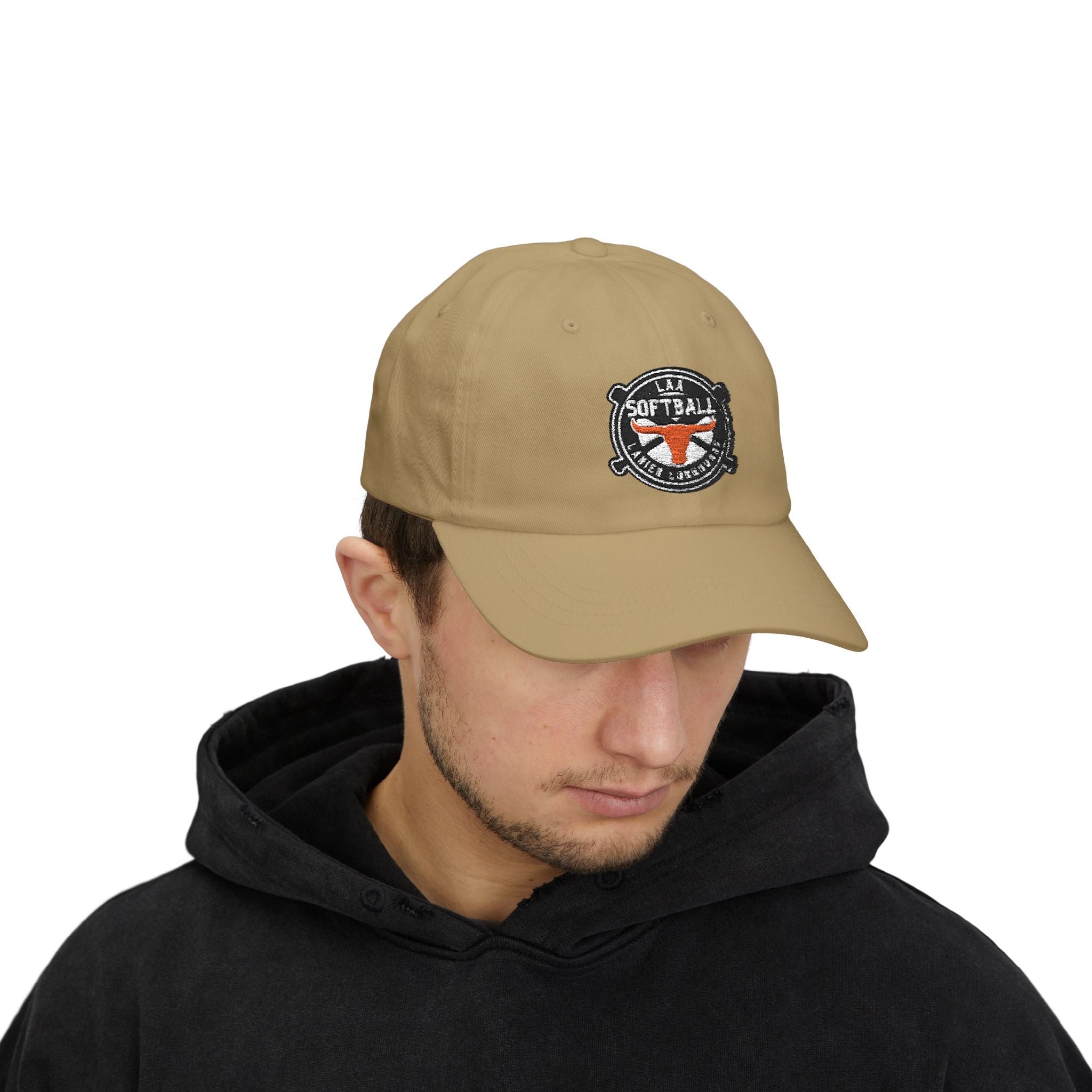 LAA Longhorns Embroidered Logo Strap-Back | Strap-Back Hat