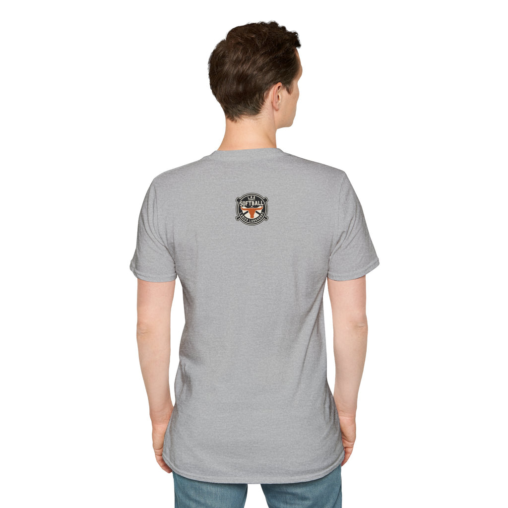 LAA Longhorns Softball T-Shirt — Team Logo Summer Tee