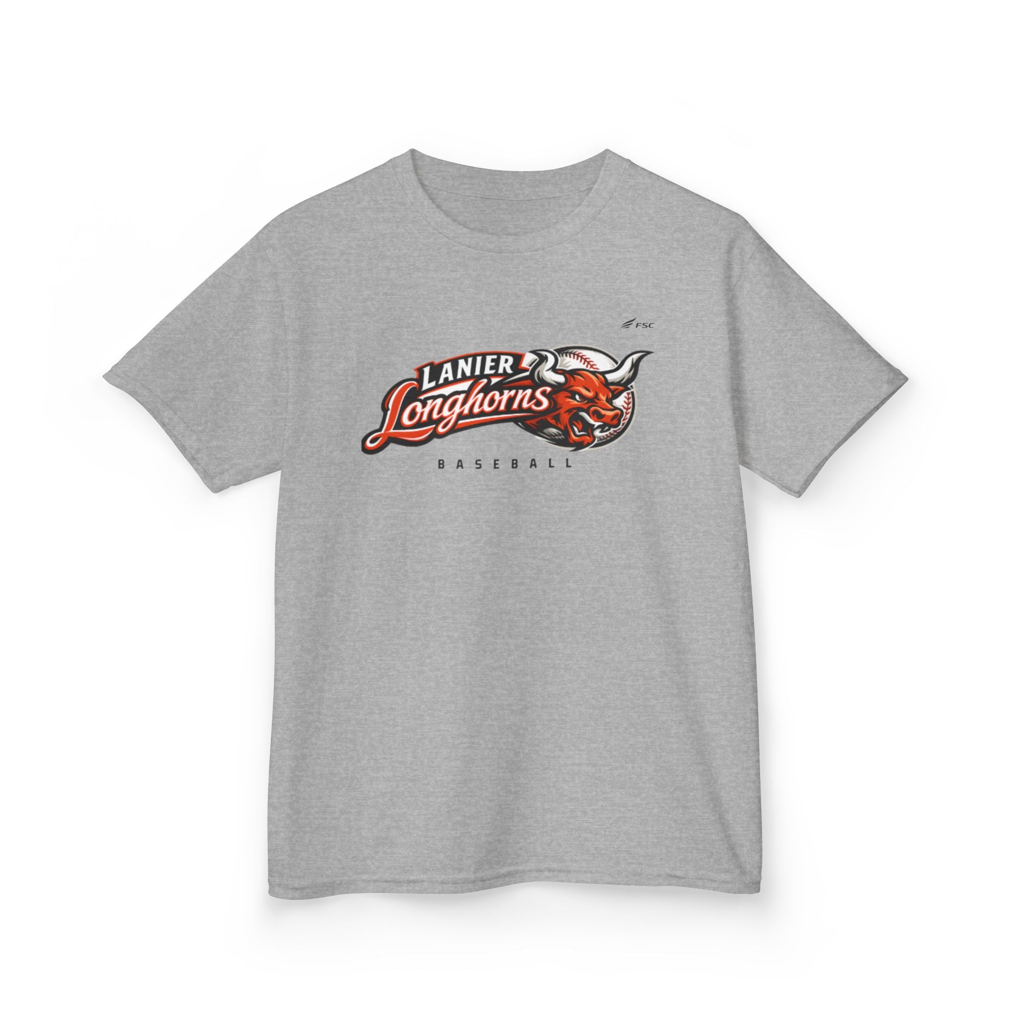 Lanier Longhorns Youth Baseball Tee