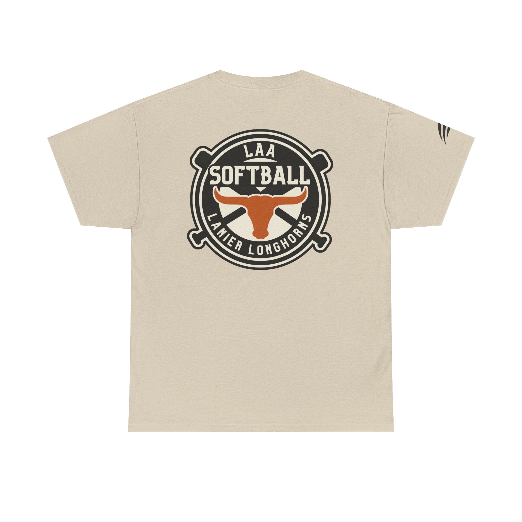LAA Softball Lanier Longhorns Heavy Cotton Tee | LAA T-Shirt
