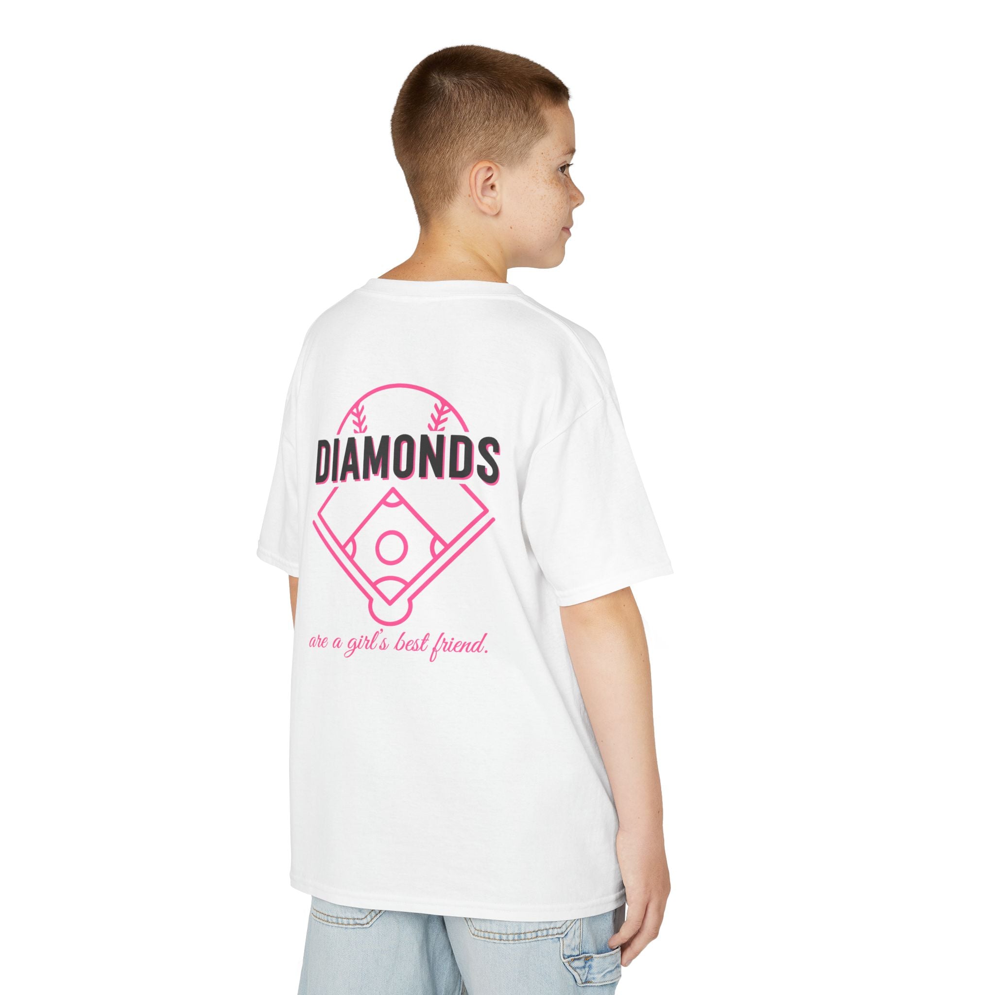 Youth Softball Tee — Lanier Longhorns Softball Diamonds Shirt
