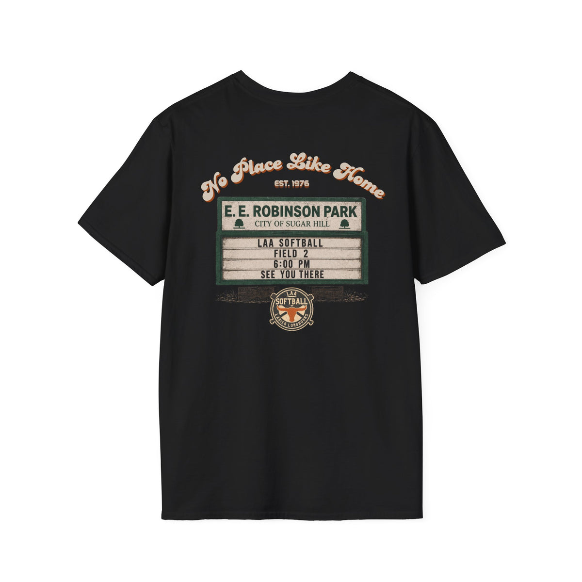 Softball Tee — Lanier Longhorns Softball Home Field Shirt