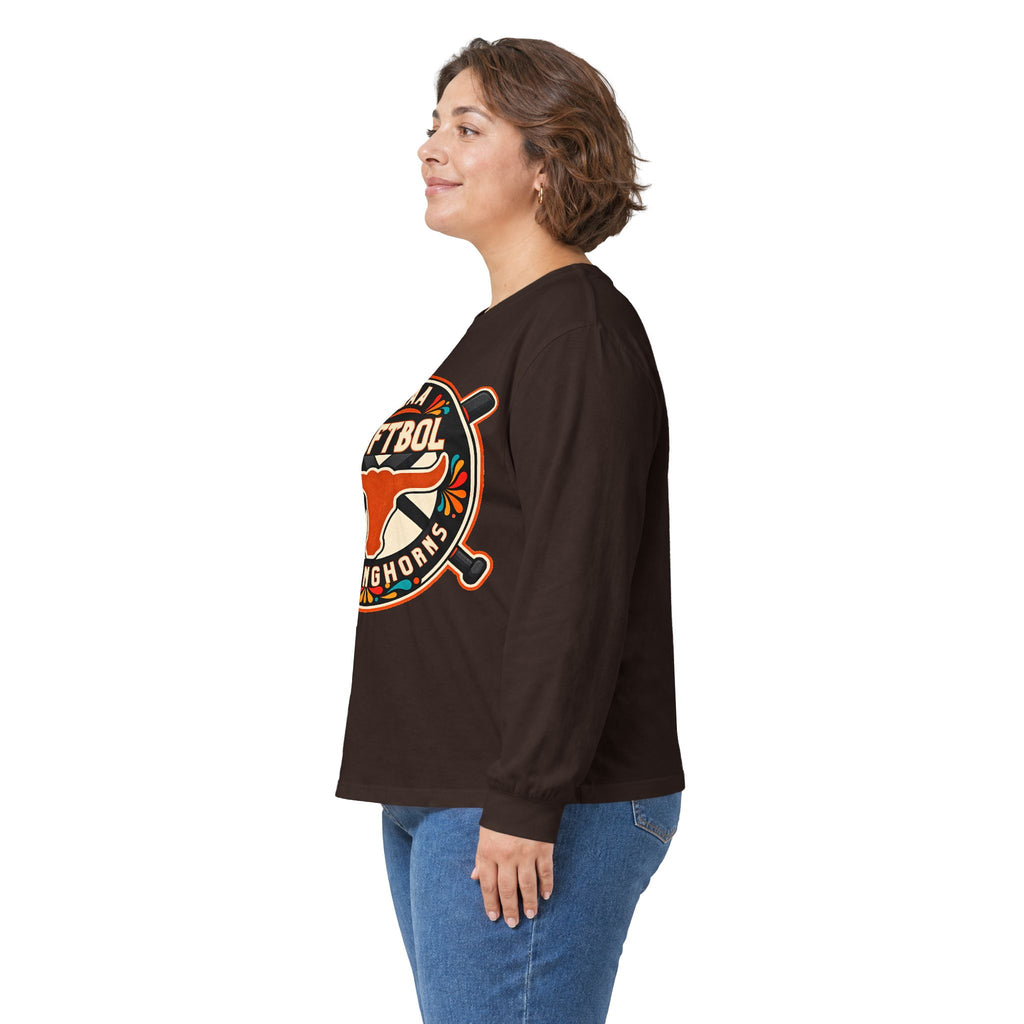 Los Longhorns Hispanic Heritage Long Sleeve — Softball Team Shirt