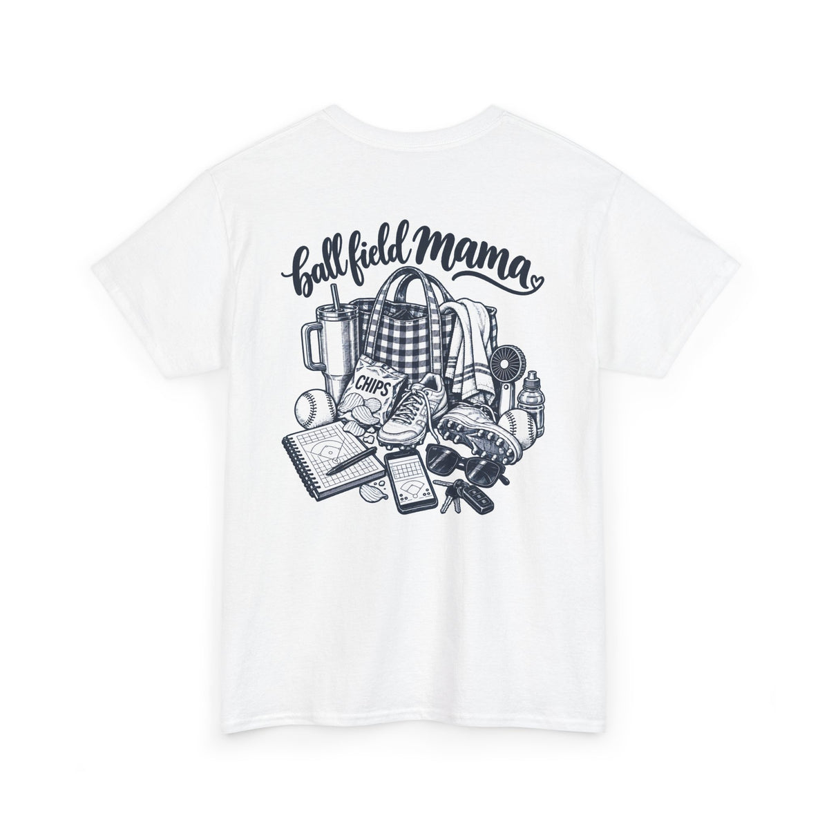 Ball Field Mama — Cozy Mom Game-day Tee