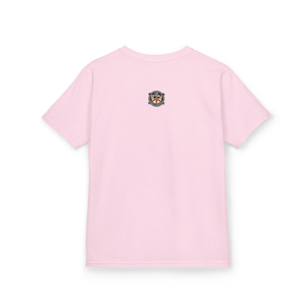 Youth LAA Longhorns Softball T-Shirt — Team Logo Summer Tee