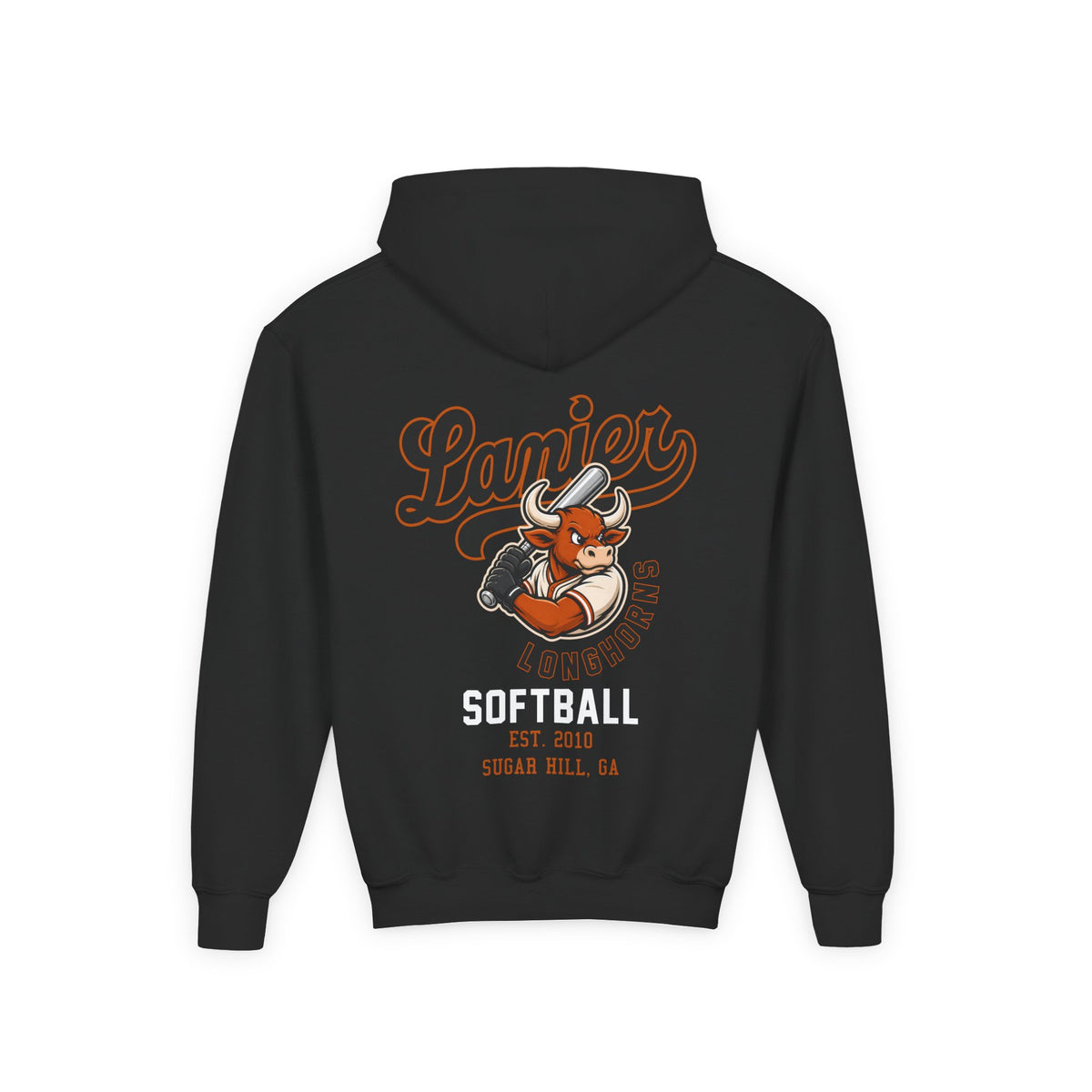 Youth Softball Hoodie — Lanier Longhorns Softball Hoodie