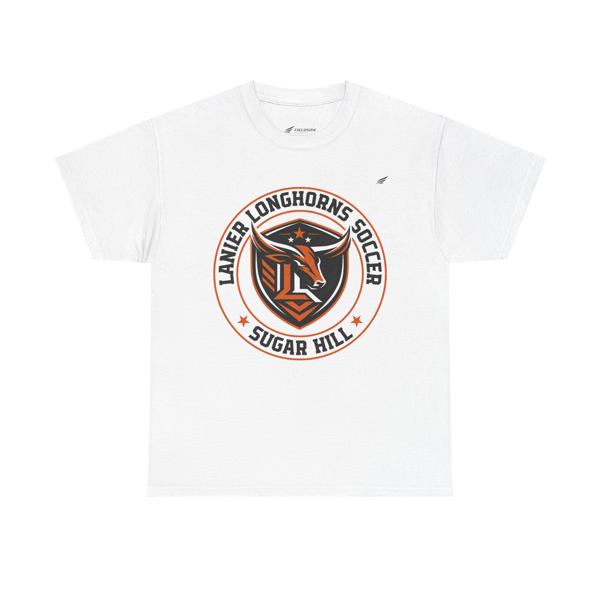 Lanier Longhorns Soccer Adult Tee | Unisex Heavy Cotton Shirt