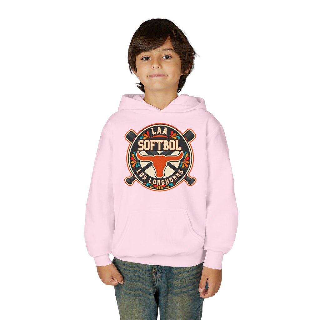 Youth Los Longhorns Hispanic Heritage Hoodie — Softball Longhorns Hoodie
