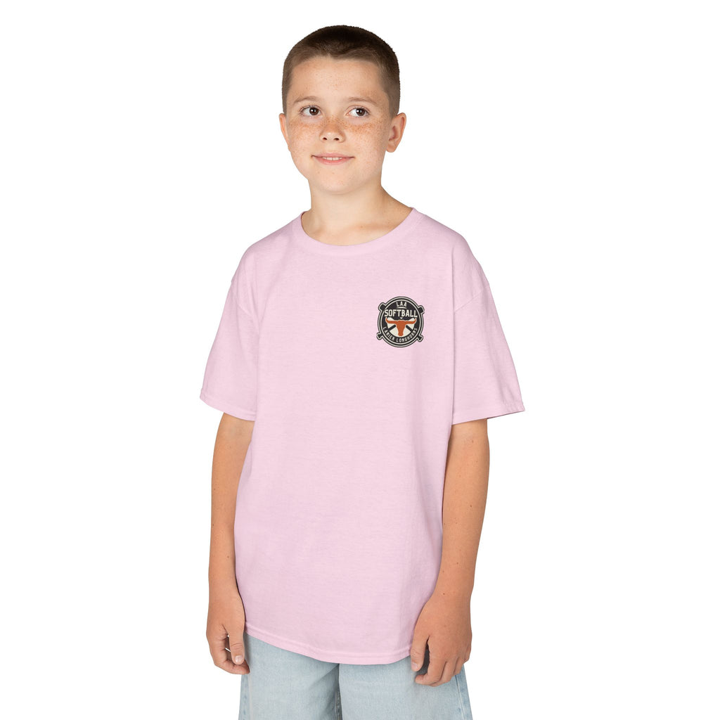 Youth Softball Tee — Lanier Longhorns Softball Team Shirt