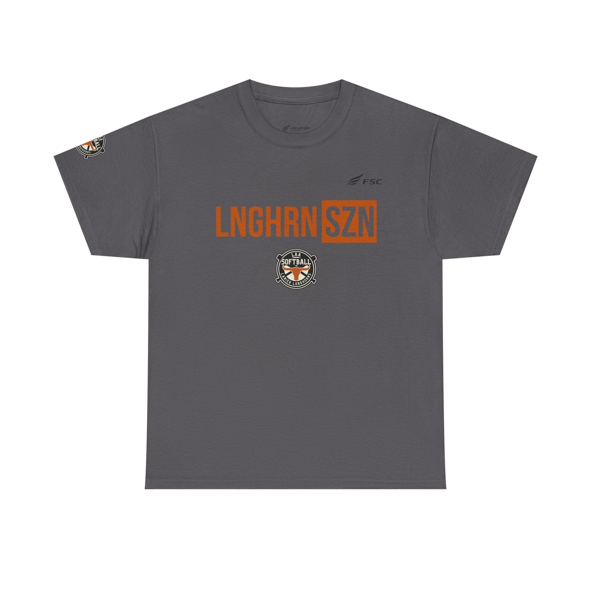 LAA Softball Lanier Longhorns Heavy Cotton Tee | LNGHRNSZN T-Shirt