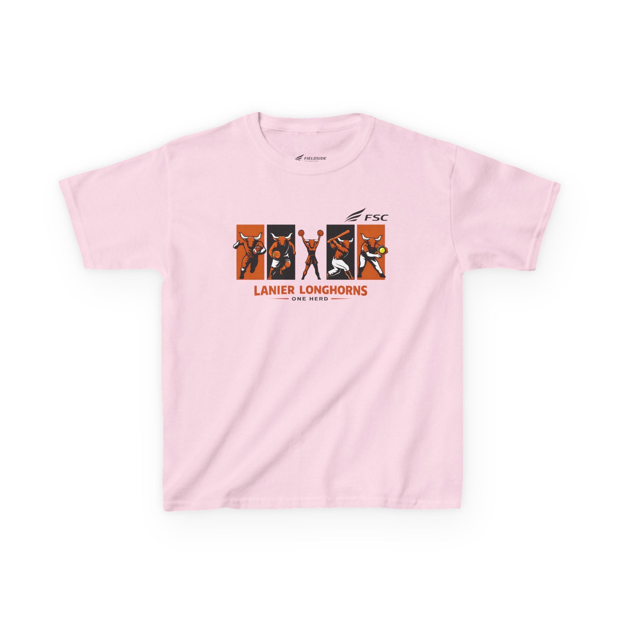 Youth Lanier Longhorns Heavy Cotton Tee | One Herd T-Shirt