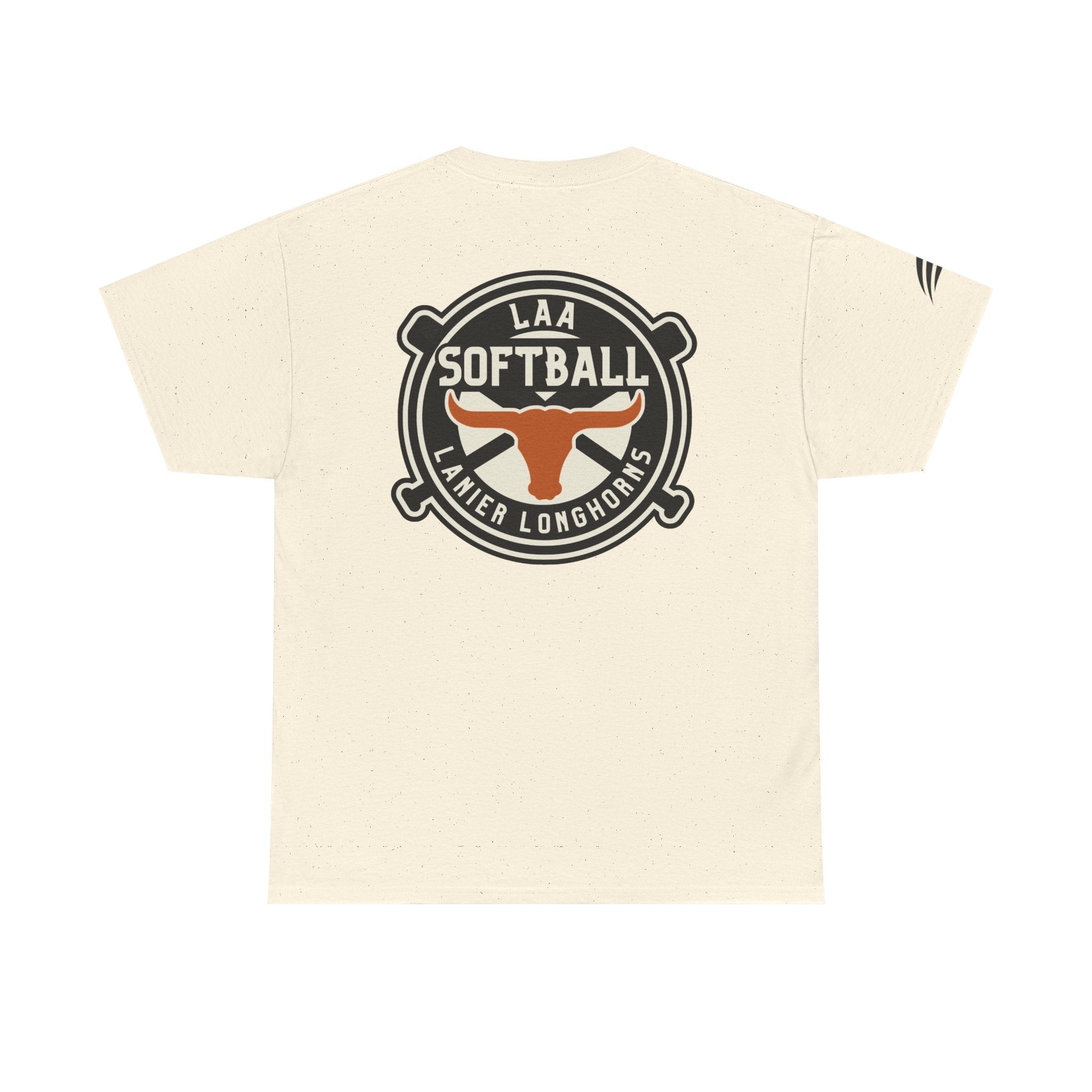 LAA Softball Lanier Longhorns Heavy Cotton Tee | LAA T-Shirt