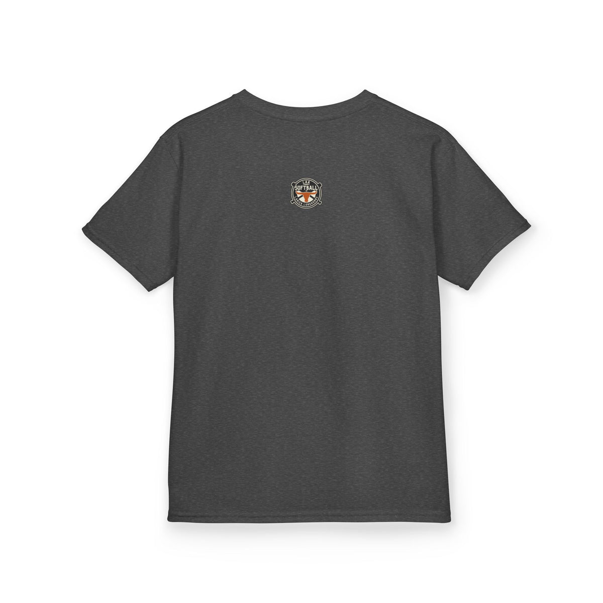 Youth LAA Longhorns Softball T-Shirt — Team Logo Summer Tee