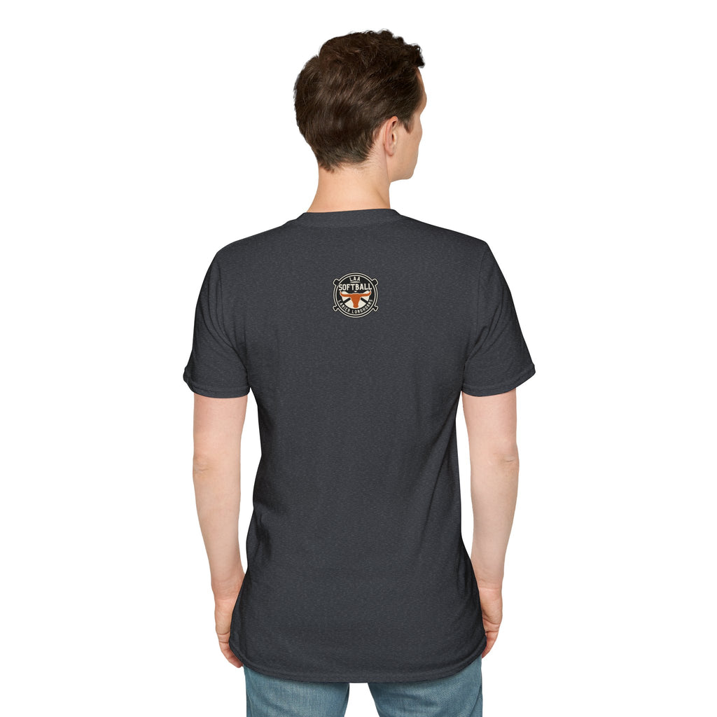 LAA Longhorns Softball T-Shirt — Team Logo Summer Tee