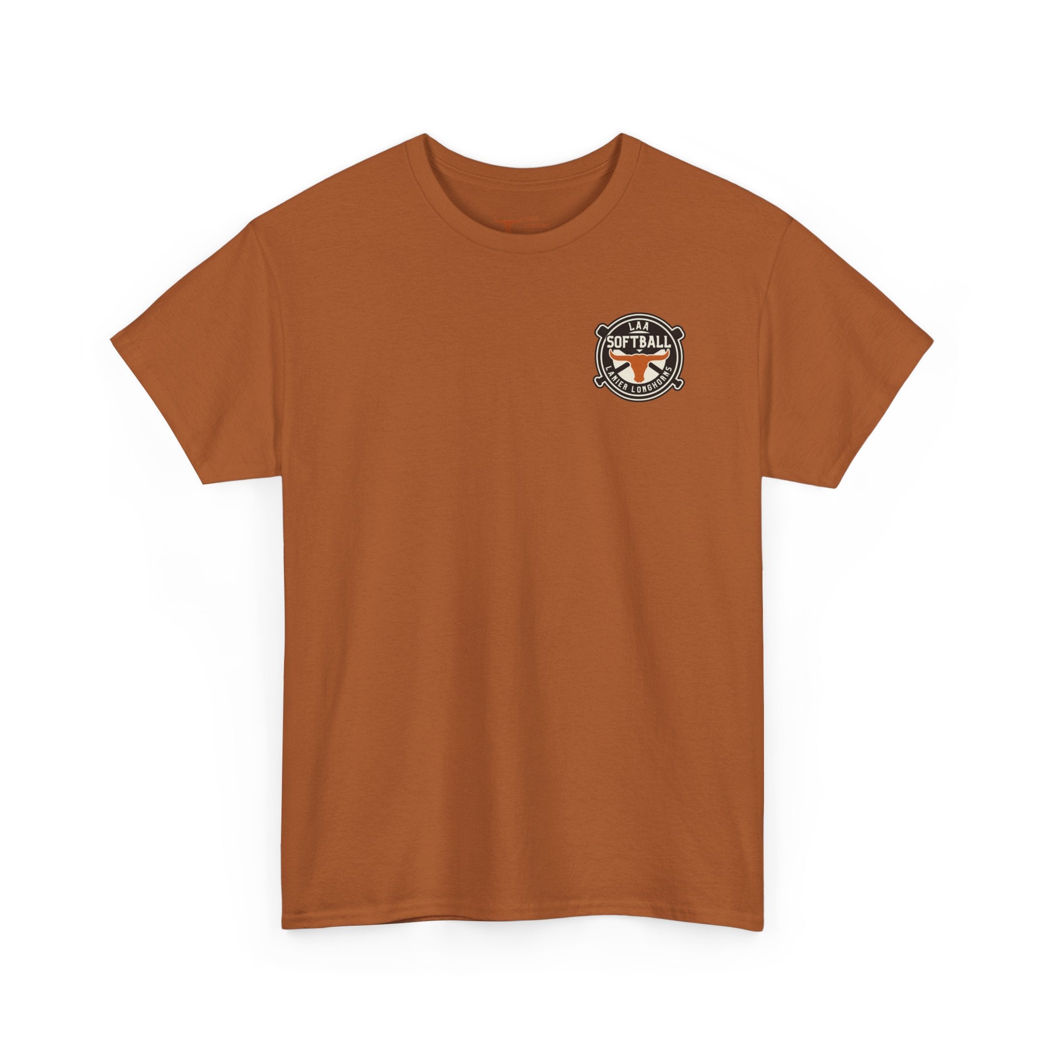 LAA Softball Lanier Longhorns Heavy Cotton Tee | LAA T-Shirt