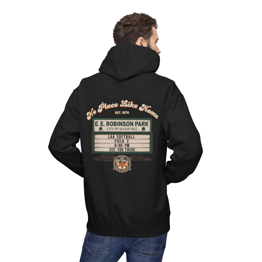 No Place Like Home Hoodie — Softball Team Hoodie