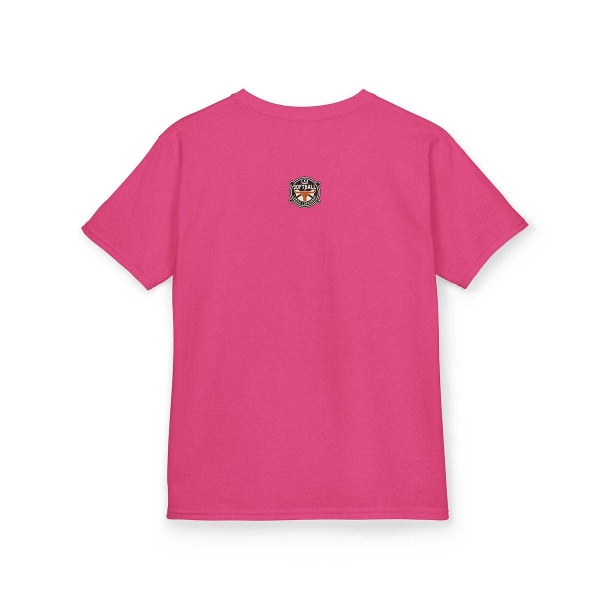 Youth LAA Longhorns Softball T-Shirt — Team Logo Summer Tee