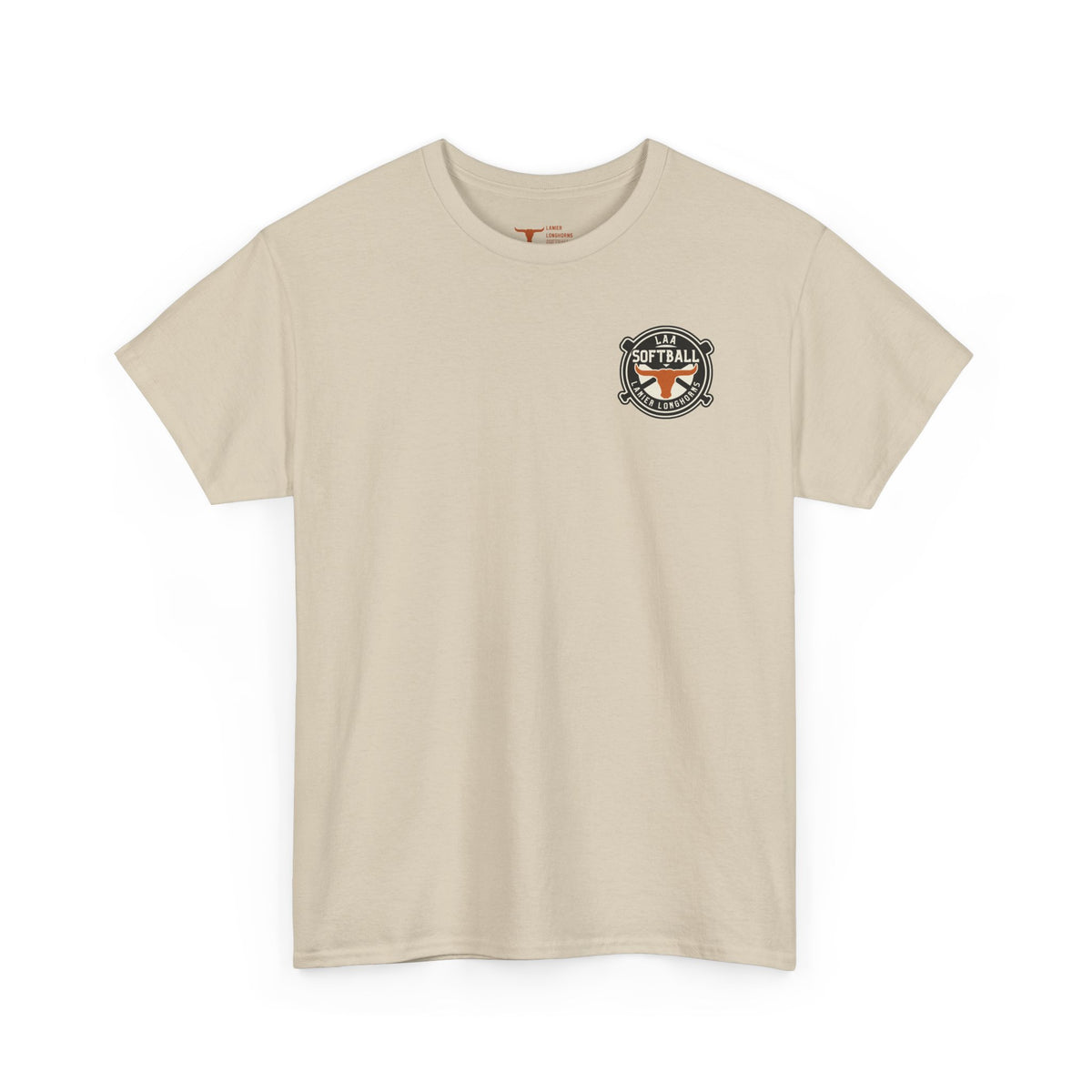 LAA Softball Lanier Longhorns Heavy Cotton Tee | LAA T-Shirt