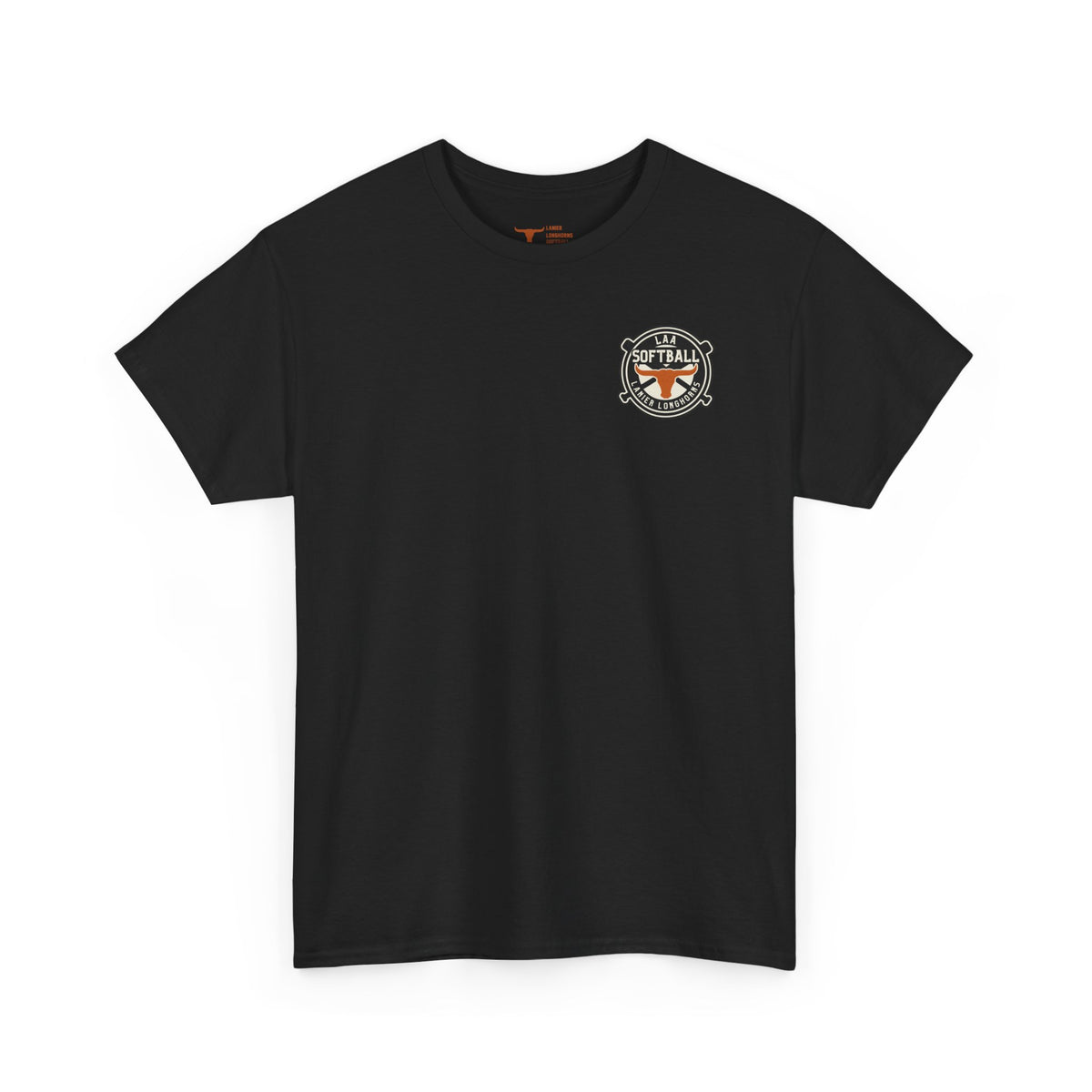 LAA Softball Lanier Longhorns Heavy Cotton Tee | LAA T-Shirt