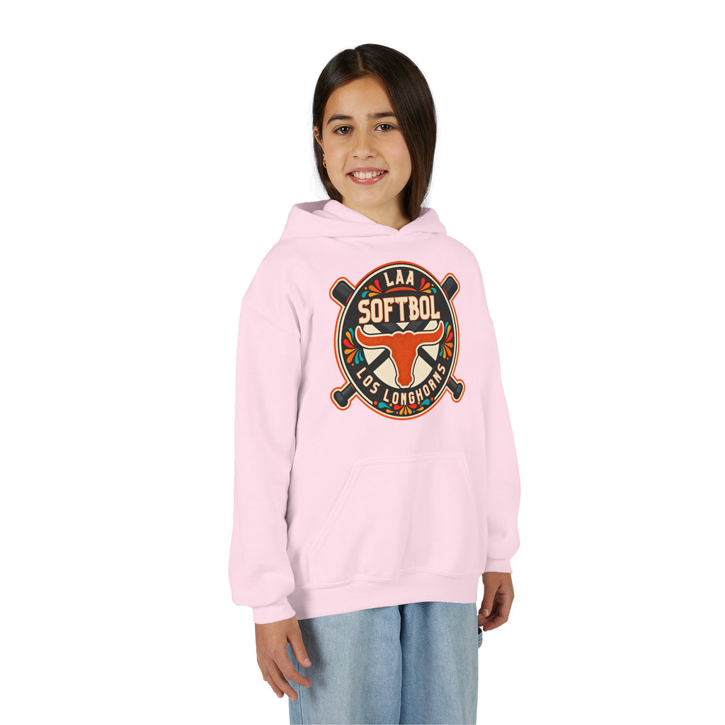 Youth Los Longhorns Hispanic Heritage Hoodie — Softball Longhorns Hoodie