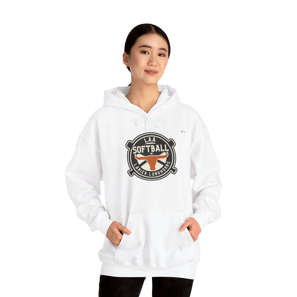 LAA Softball Lanier Longhorns Midweight Hoodie | Classic LAA Softball Hoodie