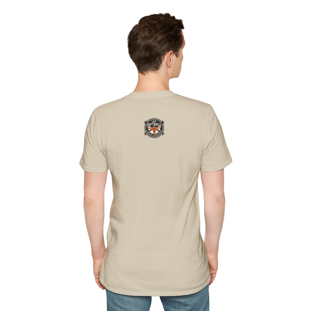 LAA Longhorns Softball T-Shirt — Team Logo Summer Tee