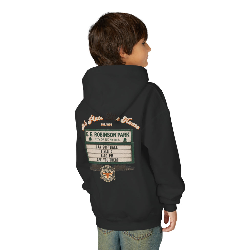 Youth No Place Like Home Hoodie — Softball Team Hoodie