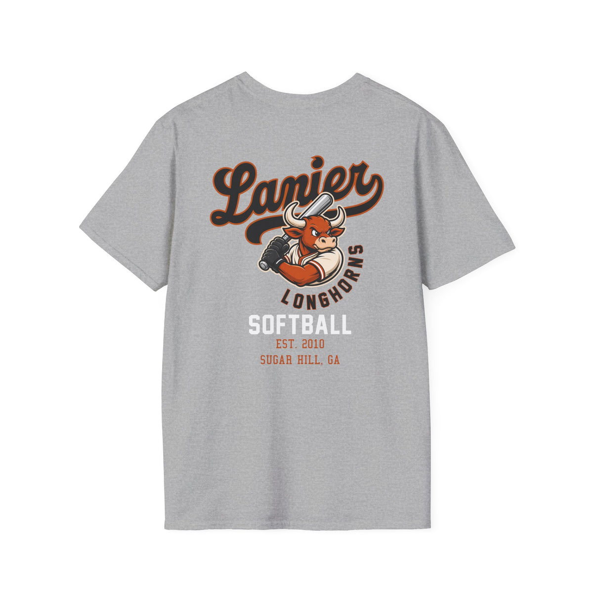 Softball Tee — Lanier Longhorns Softball Team Shirt