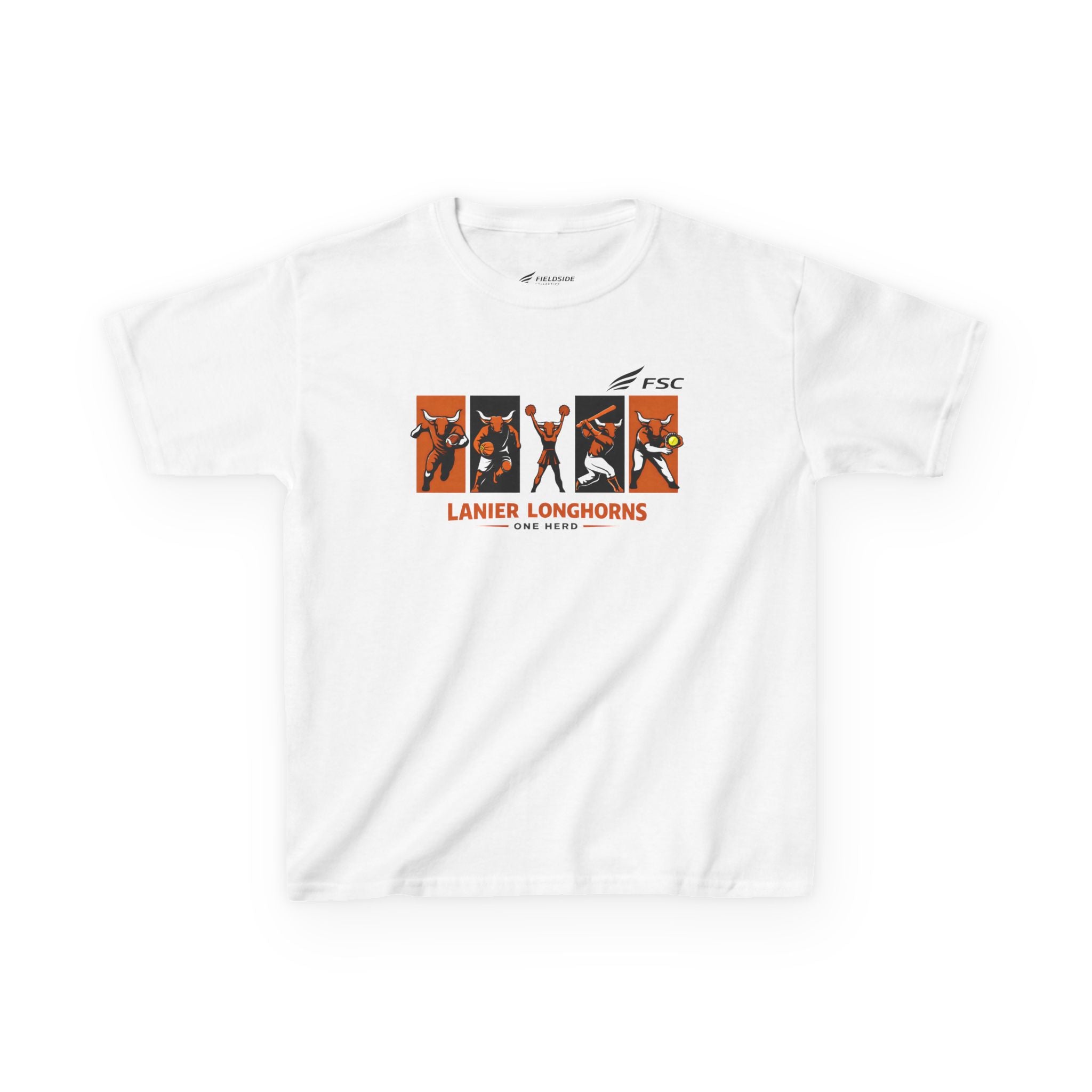Youth Lanier Longhorns Heavy Cotton Tee | One Herd T-Shirt