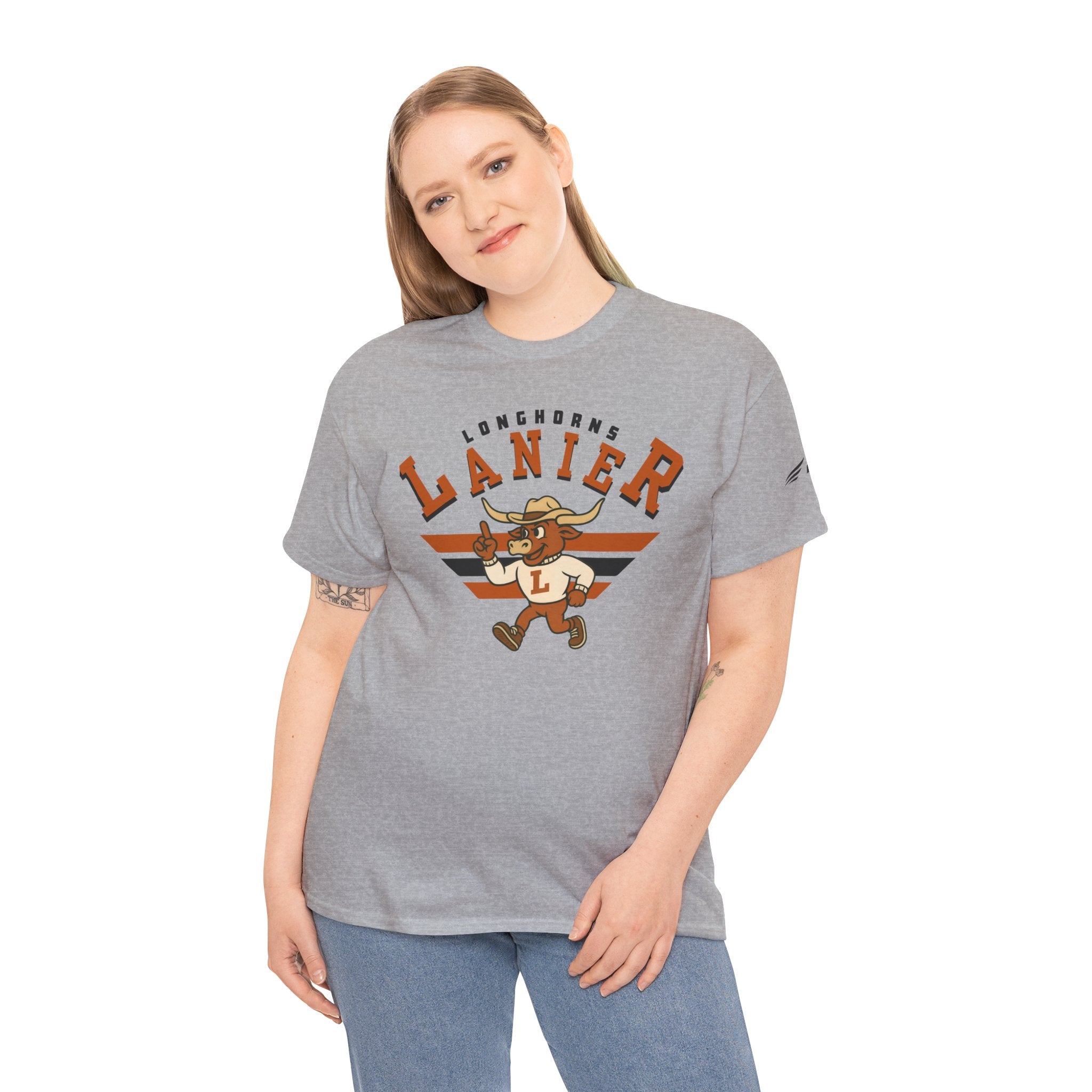 Lanier Longhorns Vintage Mascot T-Shirt