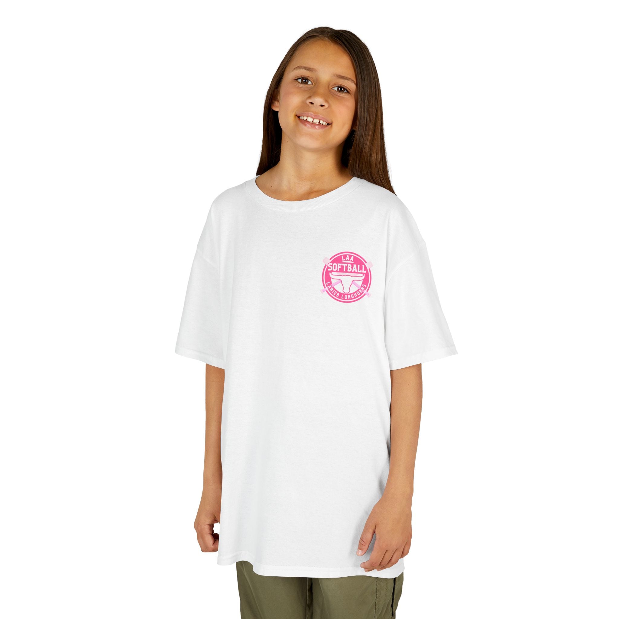 Youth Softball Tee — Lanier Longhorns Softball Diamonds Shirt