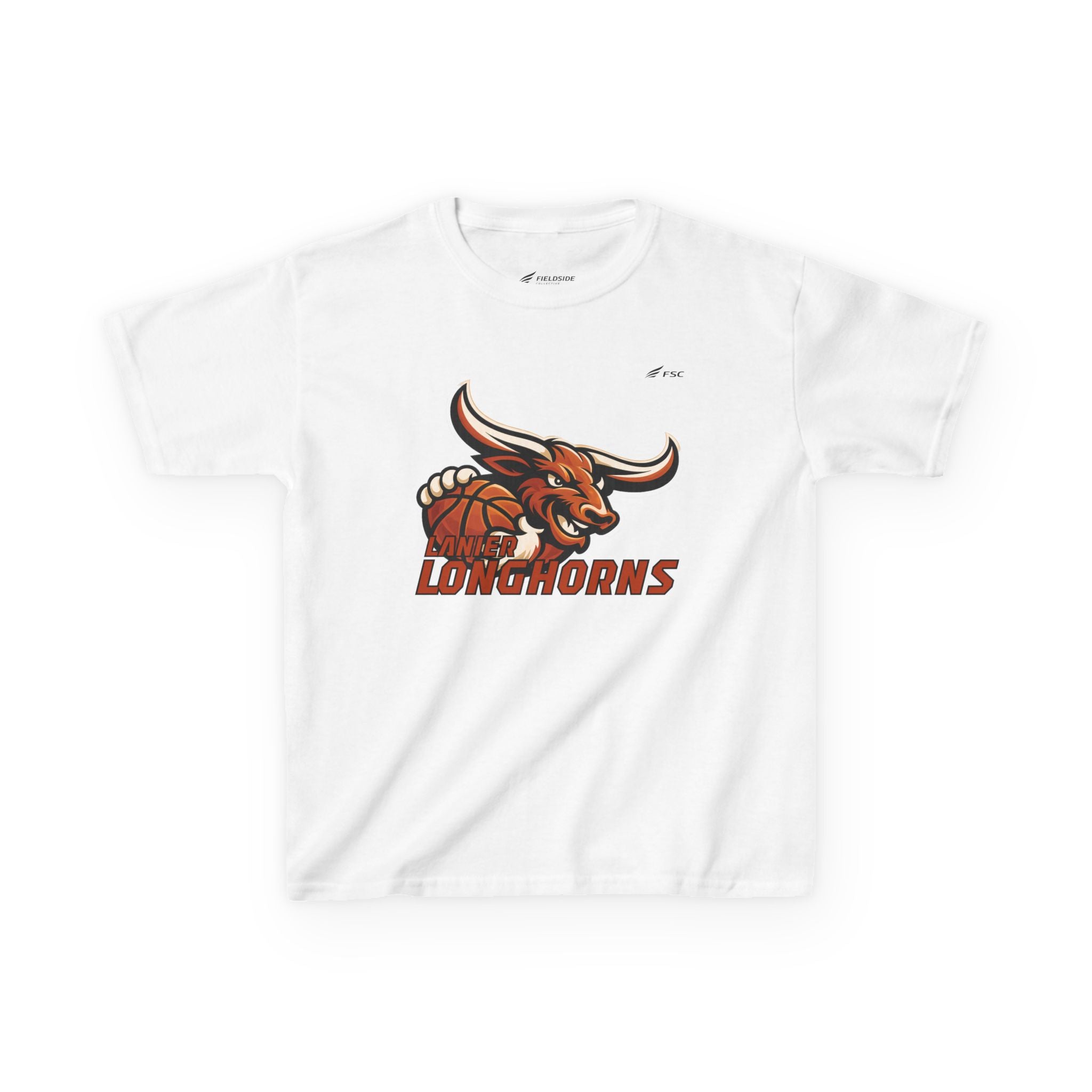 Lanier Longhorns Basketball Youth Tee