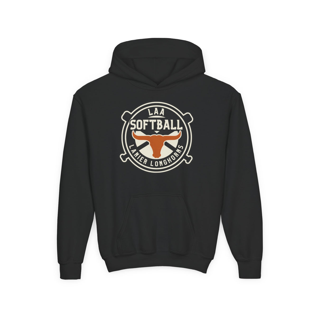 Youth Softball Hoodie — Lanier Longhorns Softball Hoodie