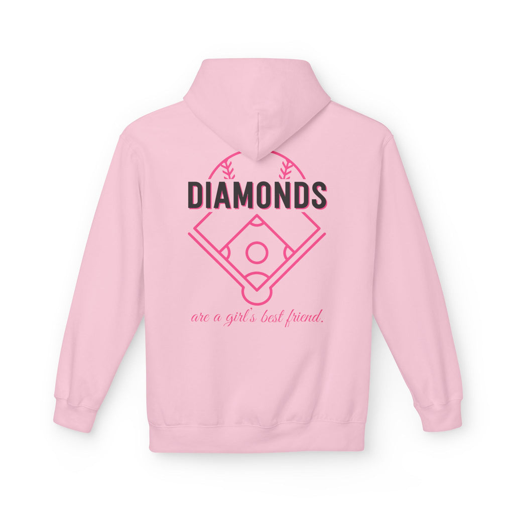 Diamonds Are a Girl’s Best Friend Hoodie — LAA Softball Girl