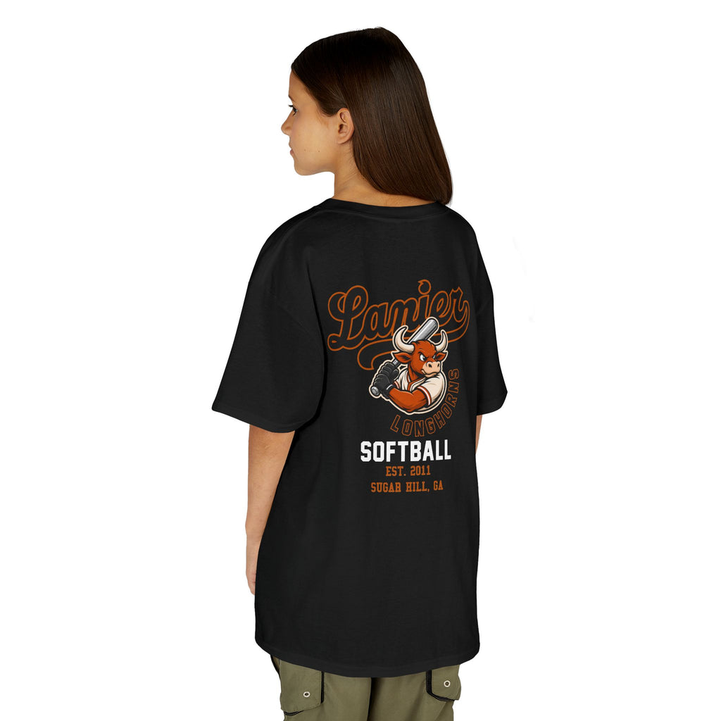 Youth Softball Tee — Lanier Longhorns Softball Team Shirt