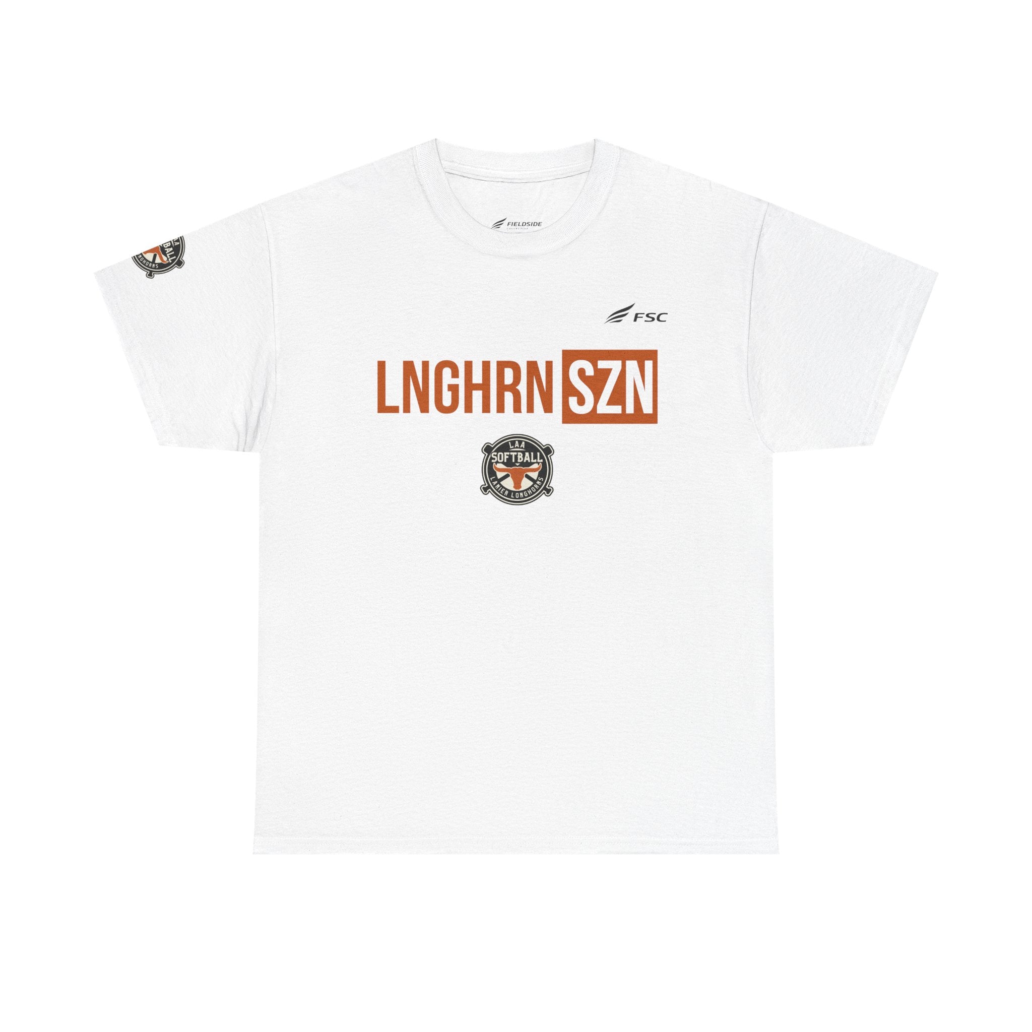 LAA Softball Lanier Longhorns Heavy Cotton Tee | LNGHRNSZN T-Shirt