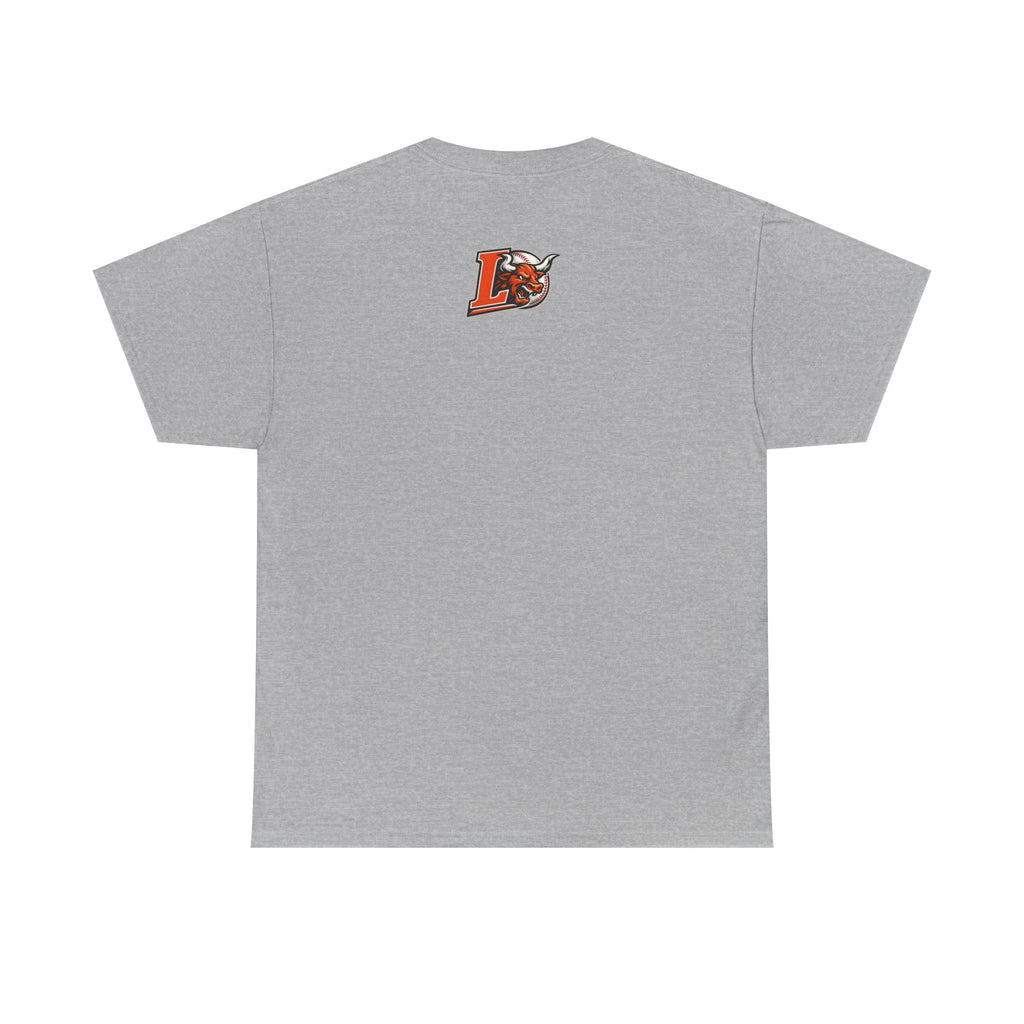 Lanier Longhorns Baseball Adult Tee | Unisex Heavy Cotton Shirt