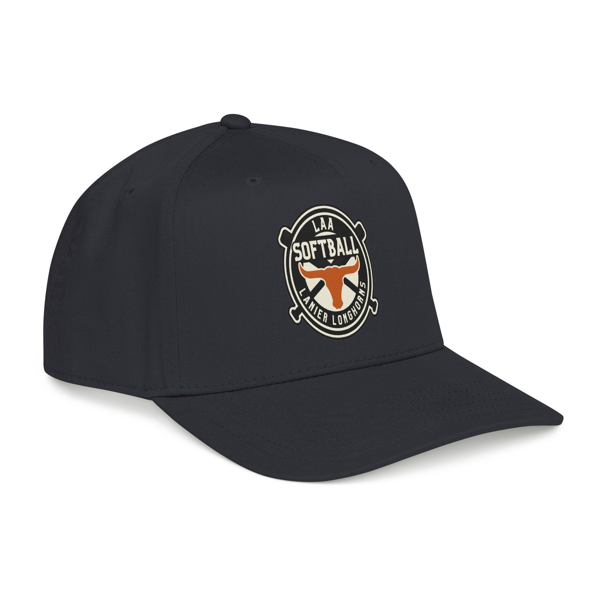 Softball Mom Embroidered Baseball Cap – LAA Softball Longhorns Logo