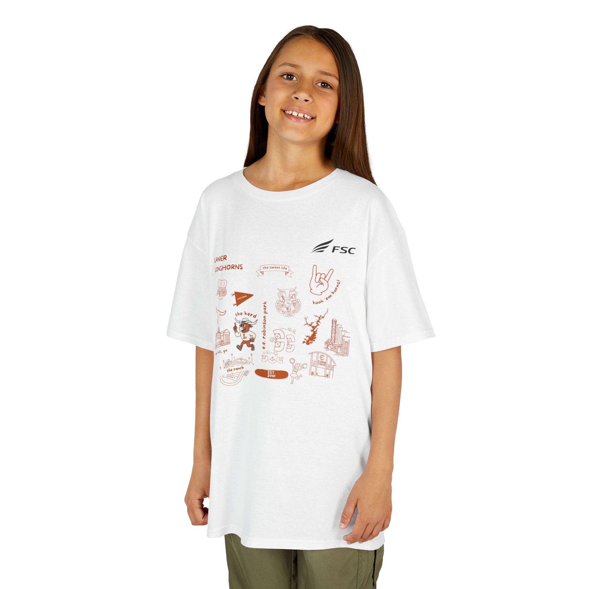 Youth Lanier Longhorns Hometown Tee