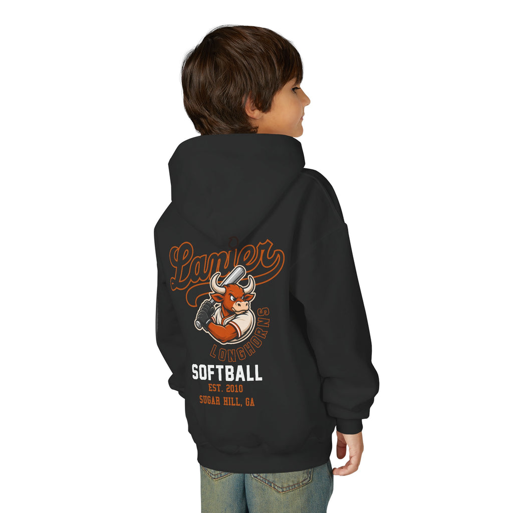 Youth Softball Hoodie — Lanier Longhorns Softball Hoodie