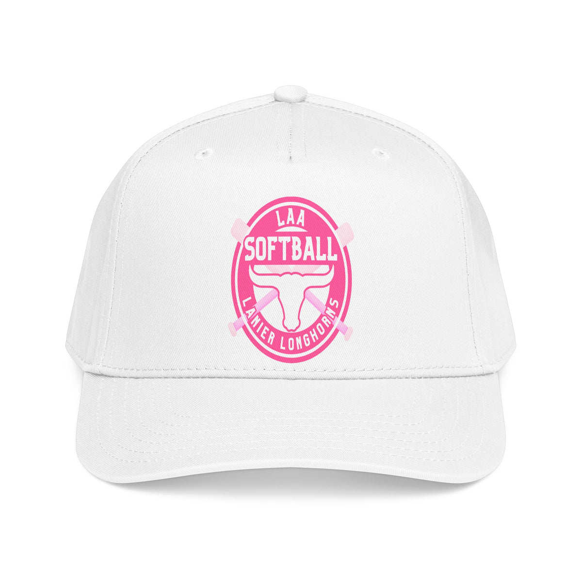 Softball Mom Embroidered Baseball Cap – LAA Softball Longhorns Logo