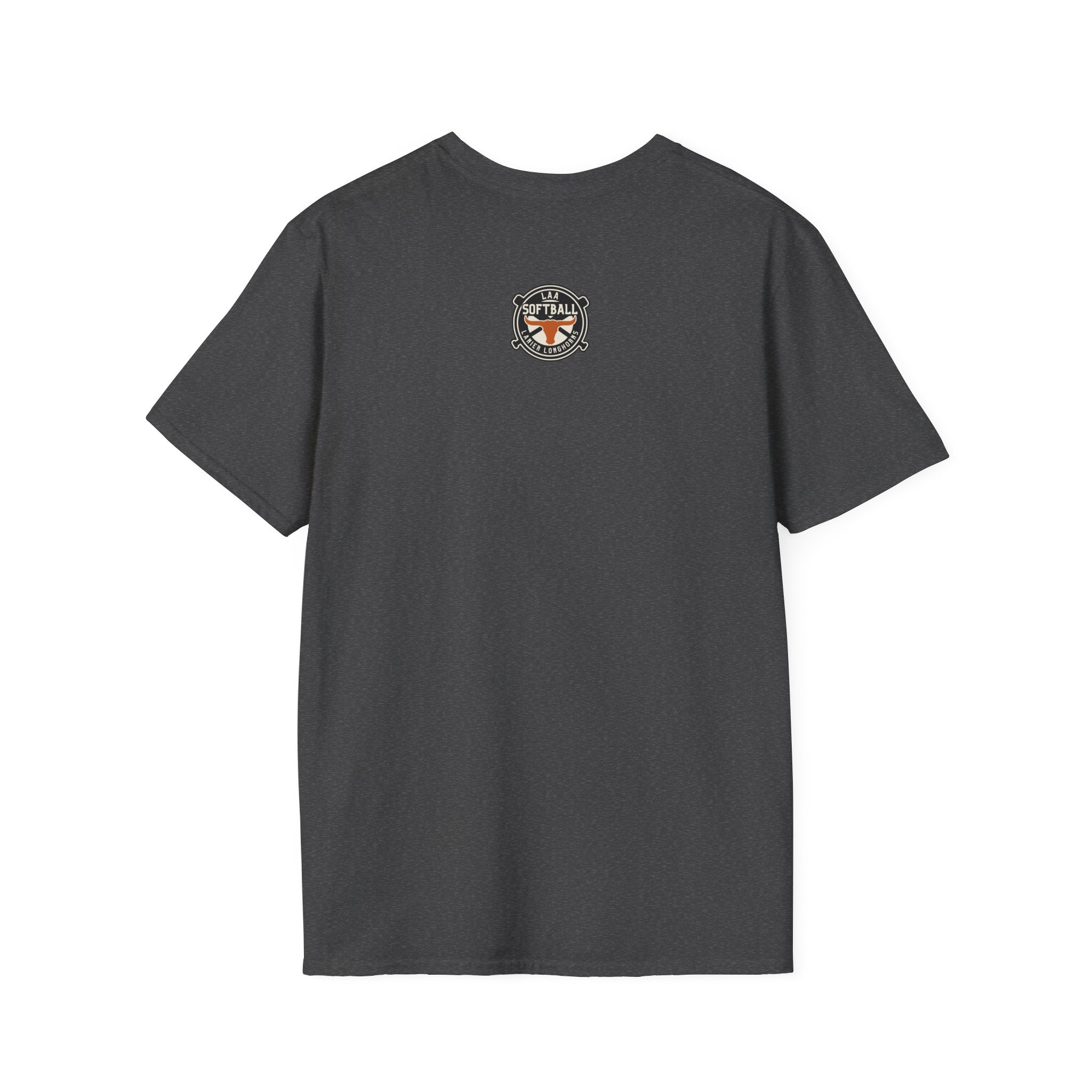 LAA Longhorns Softball T-Shirt — Team Logo Summer Tee