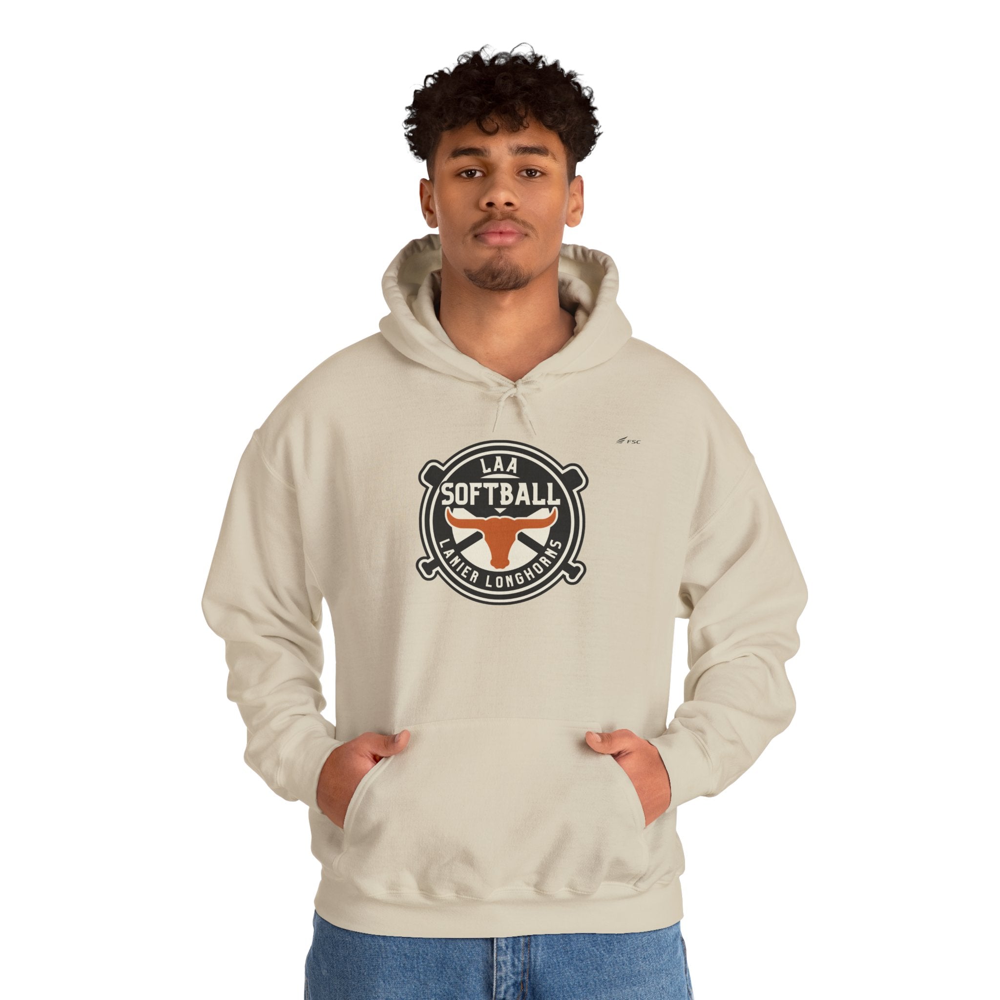 LAA Softball Lanier Longhorns Midweight Hoodie | Classic LAA Softball Hoodie