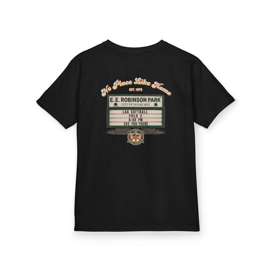 Youth Softball Tee — Lanier Longhorns Softball Home Field Shirt