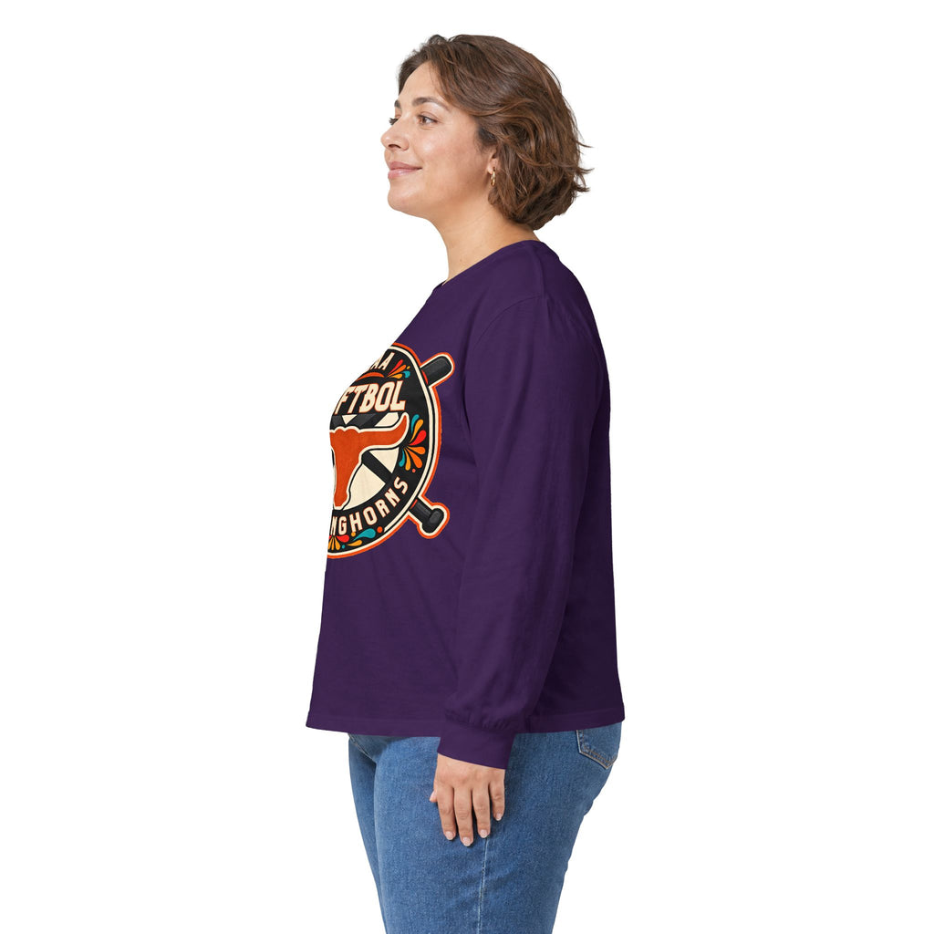 Los Longhorns Hispanic Heritage Long Sleeve — Softball Team Shirt